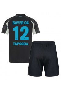 Bayer Leverkusen Edmond Tapsoba #12 Babyklær Tredje Fotballdrakt til barn 2024-25 Korte ermer (+ Korte bukser)